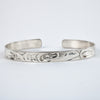 Sterling Silver Raven Bracelet by James Sawyer (Haida)