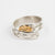 14k Gold & Sterling Silver Raven Wrap Ring by Agnes Seaweed Wisden ('Namgis)