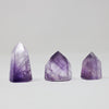 Amethyst Polished Points with Natural Rainbows
