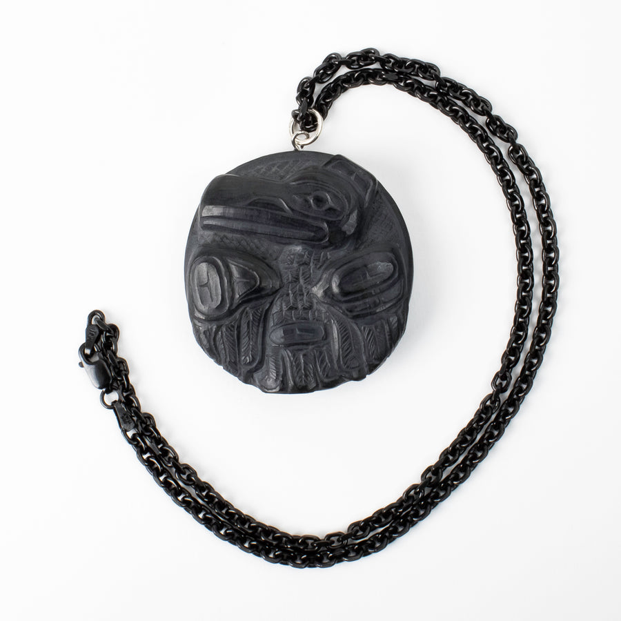 Raven Argillite Pendant