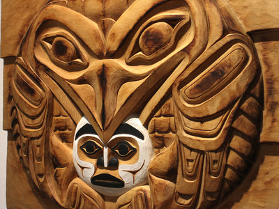 As He Emerges by Billy NC Yovanovich (Haida)