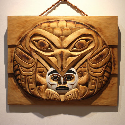 As He Emerges by Billy NC Yovanovich (Haida)