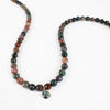 Locally made Faceted Bloodstone & Labradorite Necklace