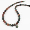 Locally made Faceted Bloodstone & Labradorite Necklace