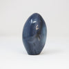 Blue Agate Amethyst Crystal Geode Polished Egg