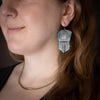 Copper Shield Earrings by Canadian Artist Dustin Riel McGladrey | House of Copper