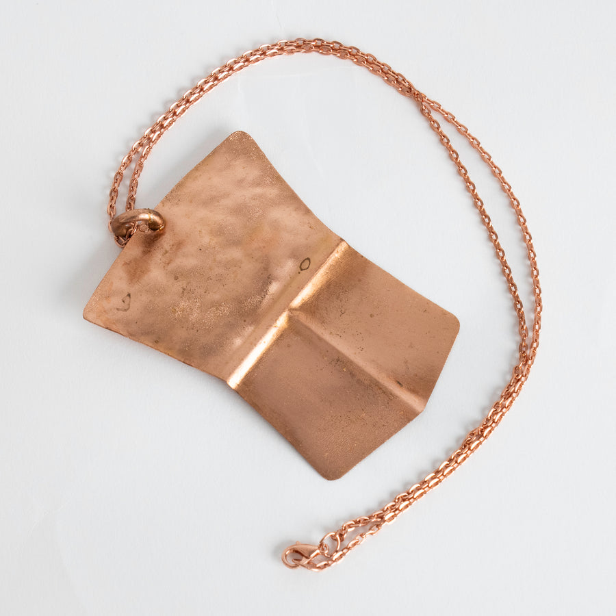 Copper Shield Pendant by Leo Gagnon (Haida)