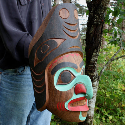 Dogfish Mother Mask by Corey Bulpitt (Haida)