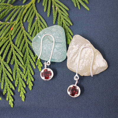 Garnet-Salmon-Bone-Earrings-2