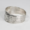 Sterling Silver Beaver Bracelet by Ding Hutchingson (Haida)