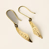 18k Gold Mouse Woman Earrings by Morgan Asoyuf (Ts'ymsen)