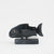 Argillite Salmon Carving by Amy Edgars (Haida)