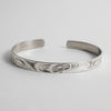 Sterling Silver Raven Bracelet by James Sawyer (Haida)