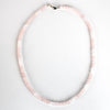 Moonstone and Rose Quartz Beaded Necklace. Hand made at the Gallery on Haida Gwaii BC