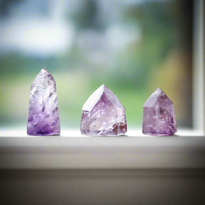 Polished Amethyst Points