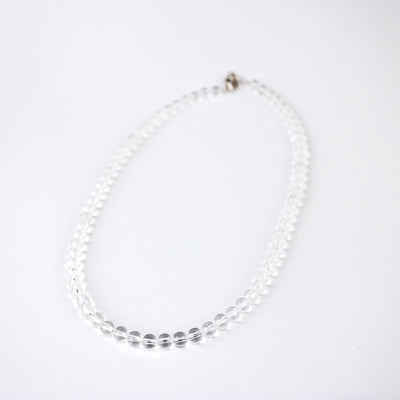 Clear Quartz Necklace Made Here on Haida Gwaii