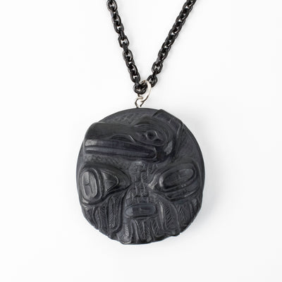 Raven Argillite Pendant