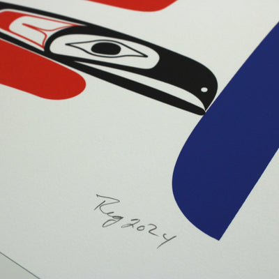 Three Finned #1 by Reg Davidson (Haida)