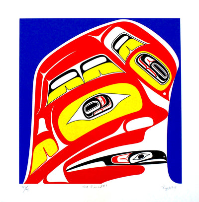 Three Finned #1 by Reg Davidson (Haida)