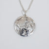 Sterling Silver Wolf Pendant by Ding Hutchingson (Haida)