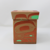 Xaal Gud (Copper Eagle) Cedar Bentwood Box by Danielle Louise Allard, Haida