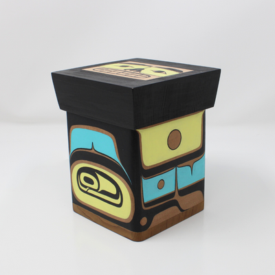 Naaxiin Cedar Bentwood Box by Danielle Louise Allard, Haida