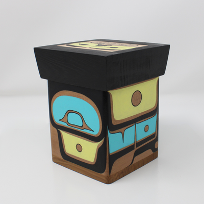 Naaxiin Cedar Bentwood Box by Danielle Louise Allard, Haida