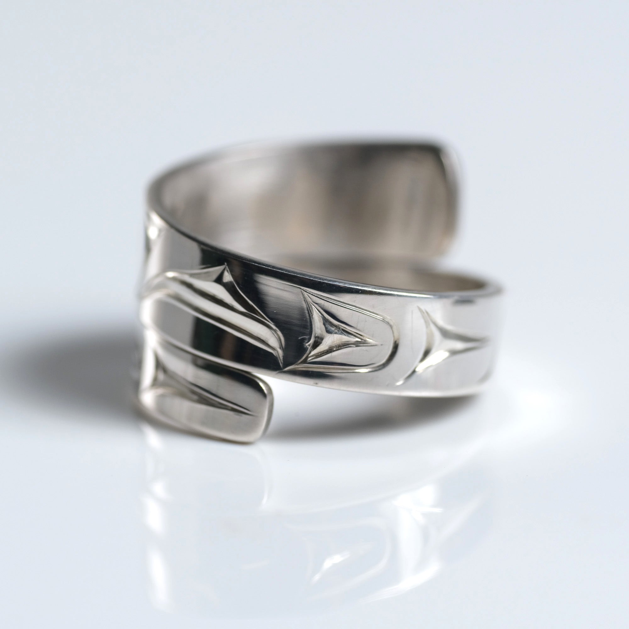 Eagle Ring | Sterling Silver Ring | Wrap Ring - Crystal Cabin Gallery